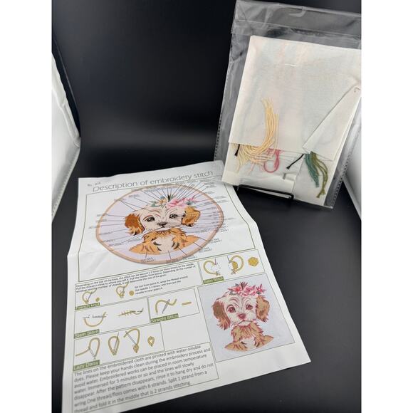 New Dog Embroidery Kit - Cocker Spaniel - No. 819 - Picture 3 of 3